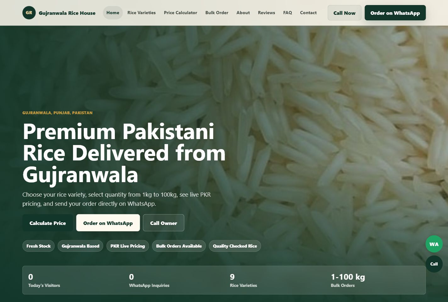 Gujranwala Rice House visual preview