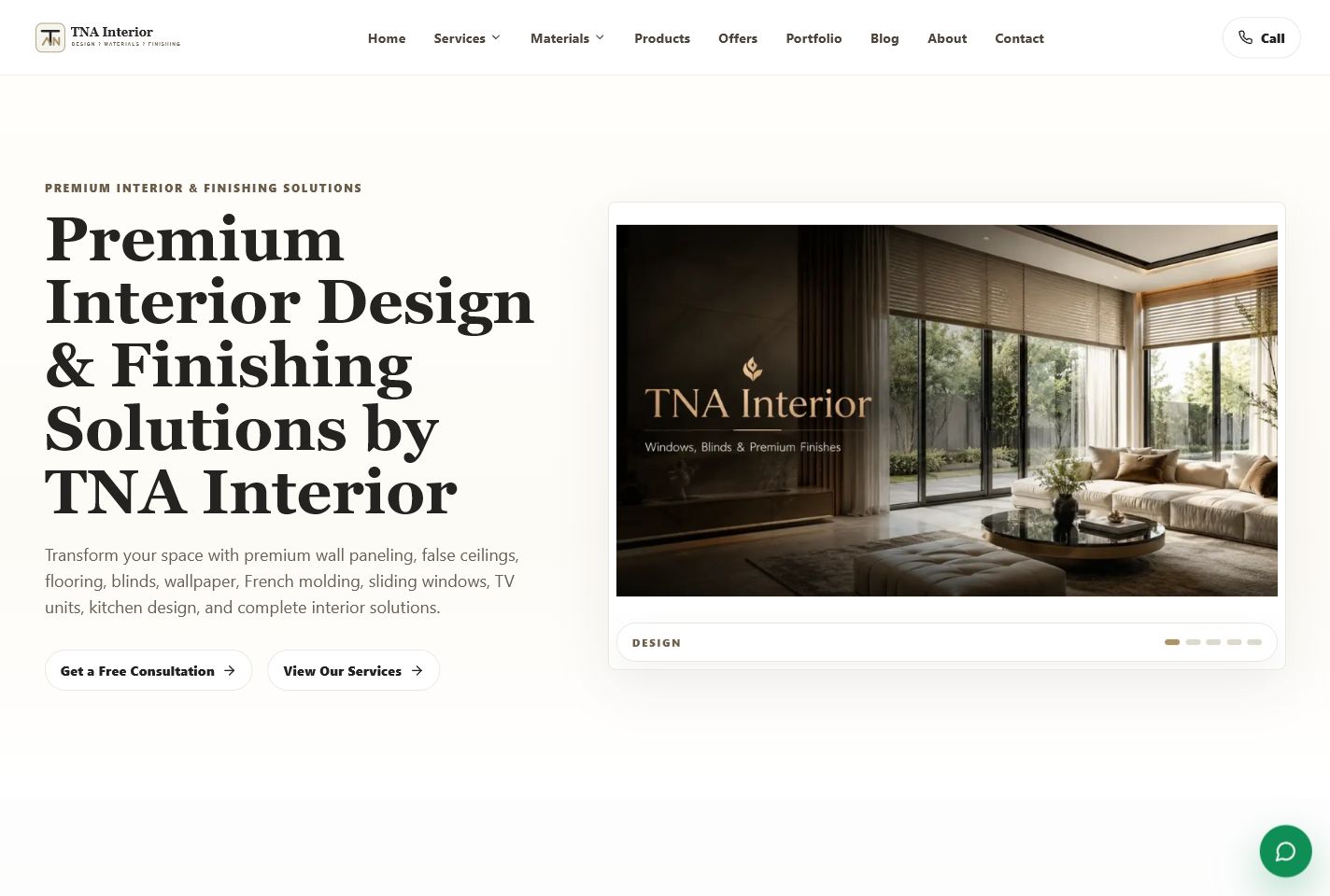 TNA Interior visual preview